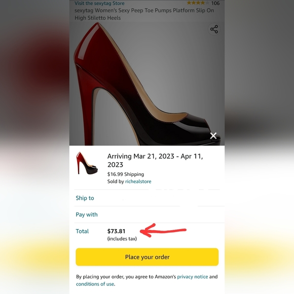 Sexy Peep Toe Pumps Platform Slip-On High Stiletto Heels - Picture 2 of 6